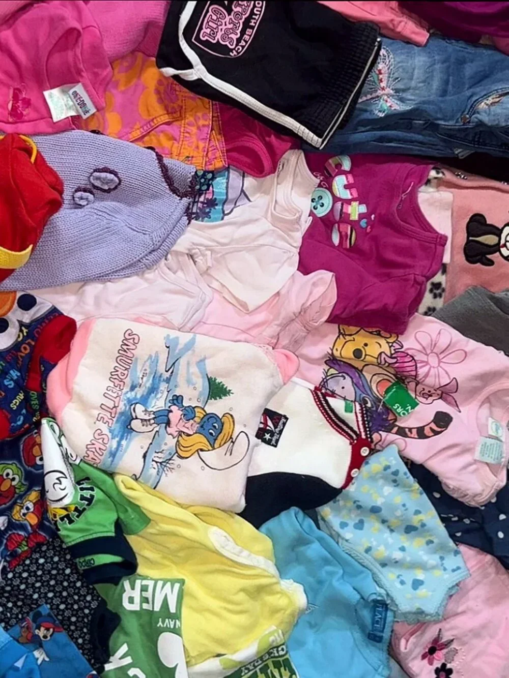 HUGE 59 Piece Kids Clothing Bundle! Sizes 6/12m-6T